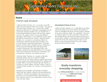 Tablet Screenshot of cafosterfamilies.com